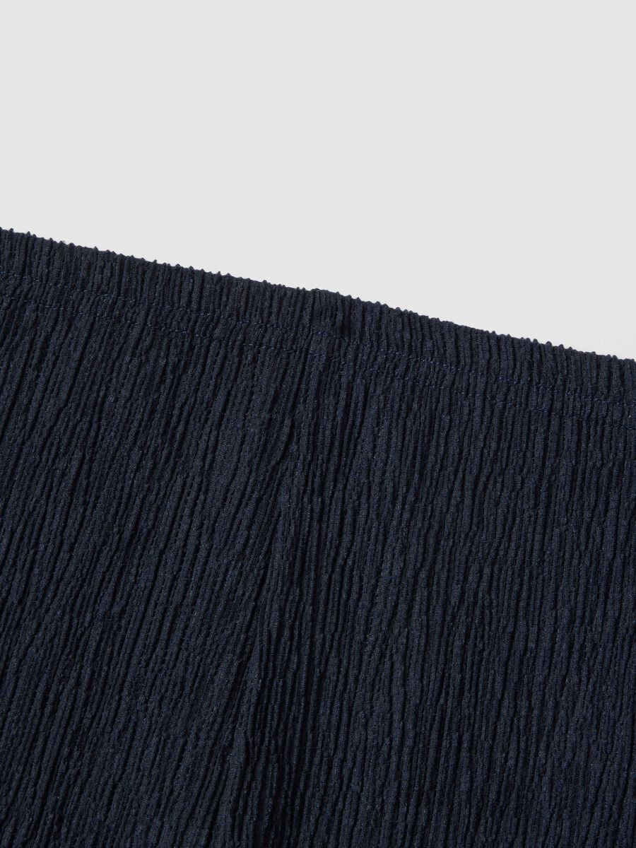 Pantaloni premaman blu navy in viscosa elasticizzata relaxed fit_5