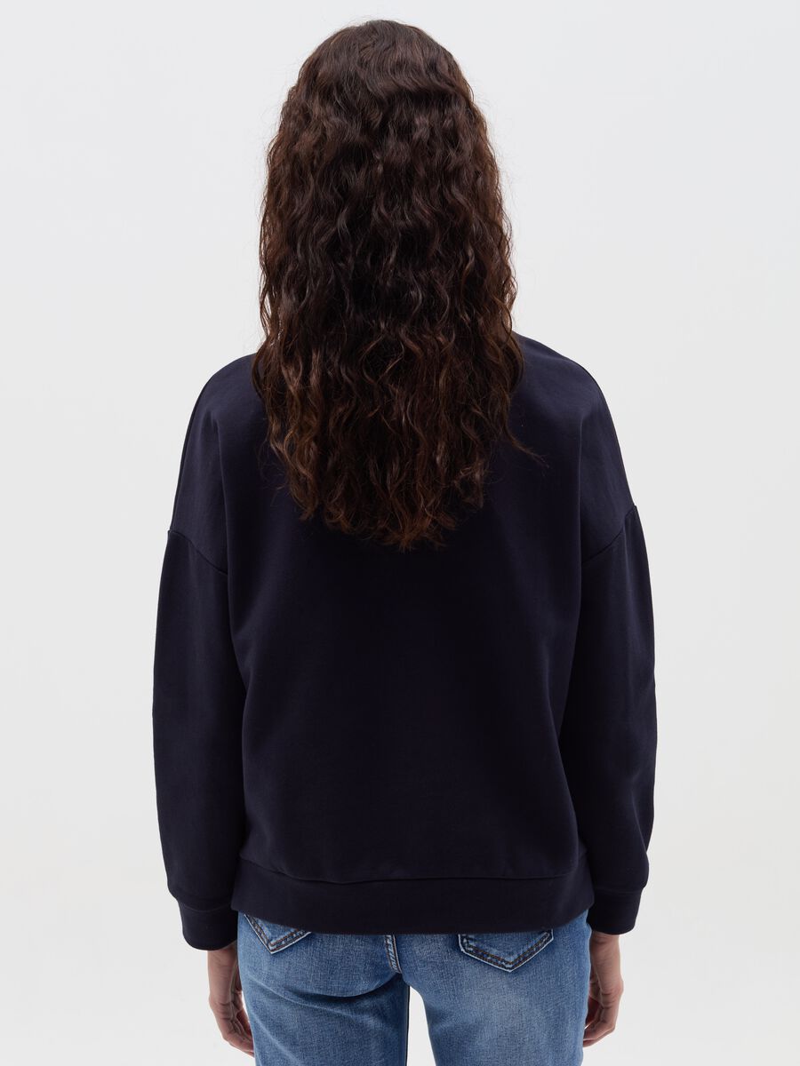 Sweatshirt with layered-effect insert_3