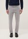 Grey stretch cotton slim fit trousers_1