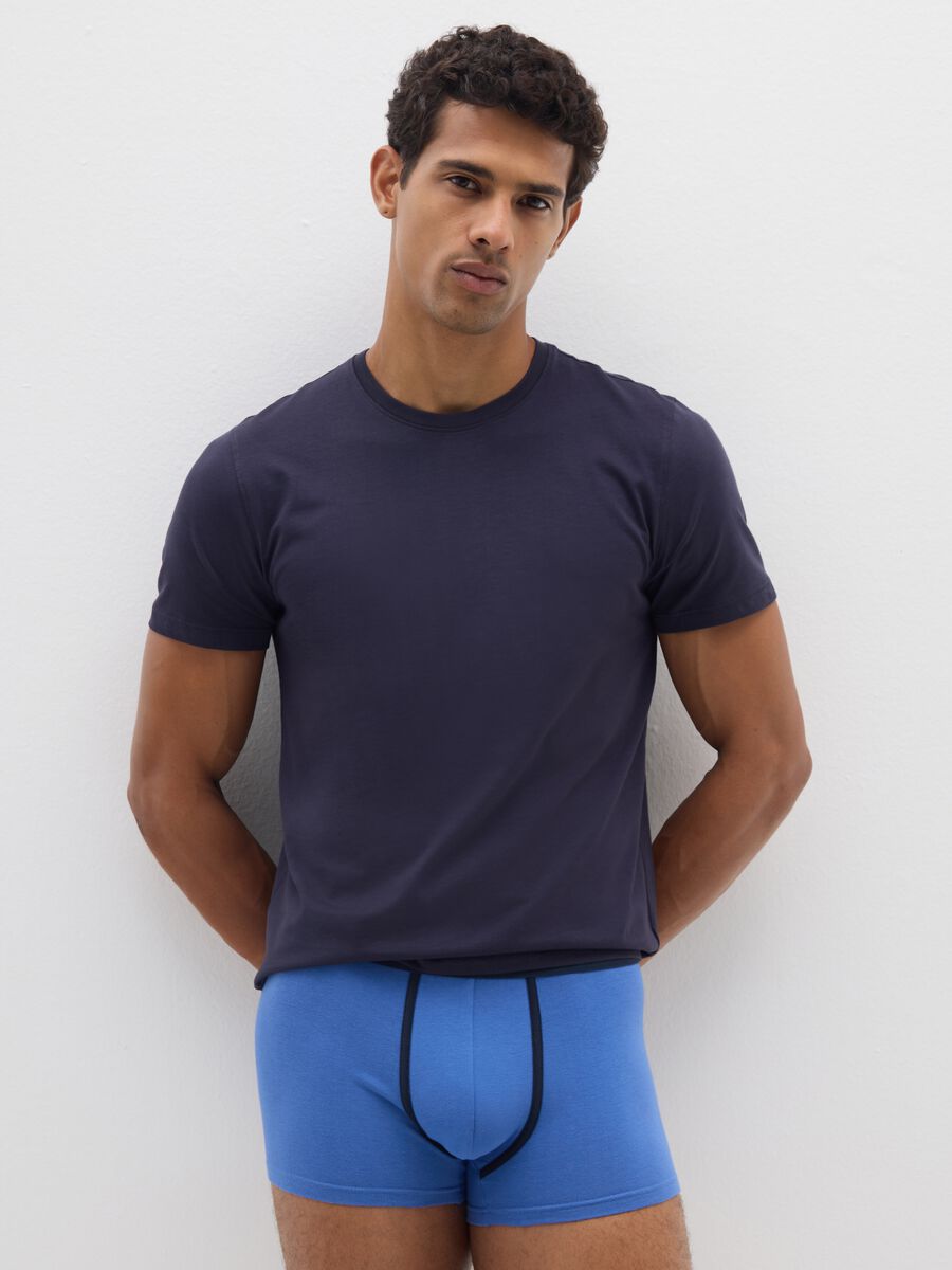 Multipack stretch cotton boxers in multicolour regular fit_0