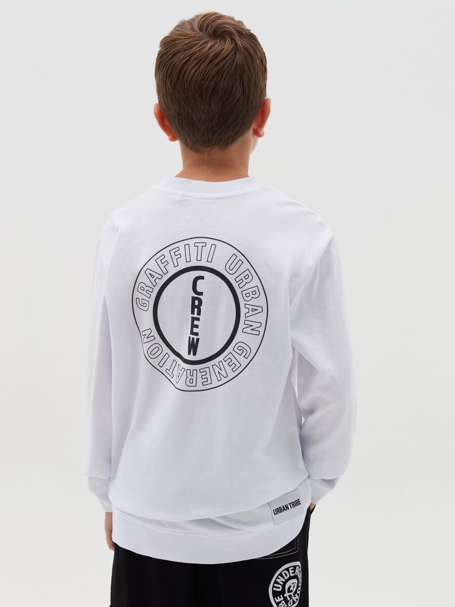 T-shirt a maniche lunghe con stampa_2