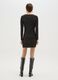Black long-sleeve fitted dress_2