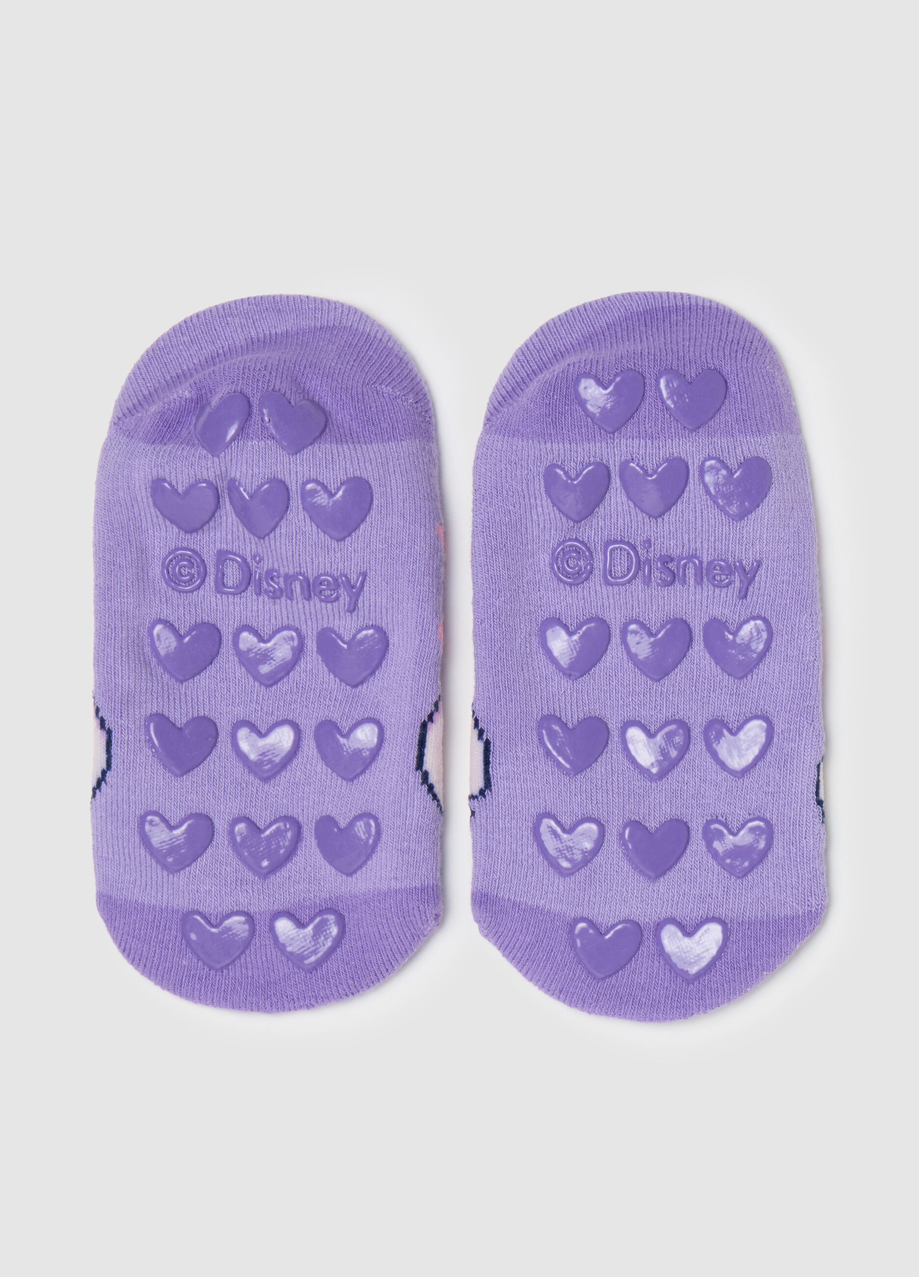B.Angel slipper socks with Angel & Stitch design