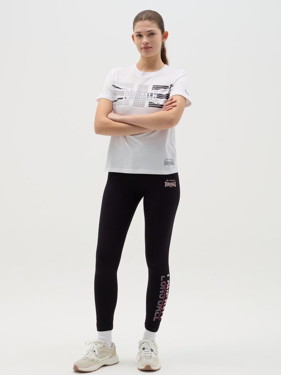 Cotton T-shirt with logo print_1