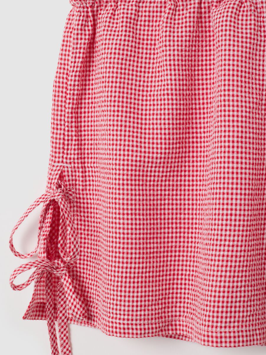 Shorts da donna in puro cotone multicolor regular fit_5