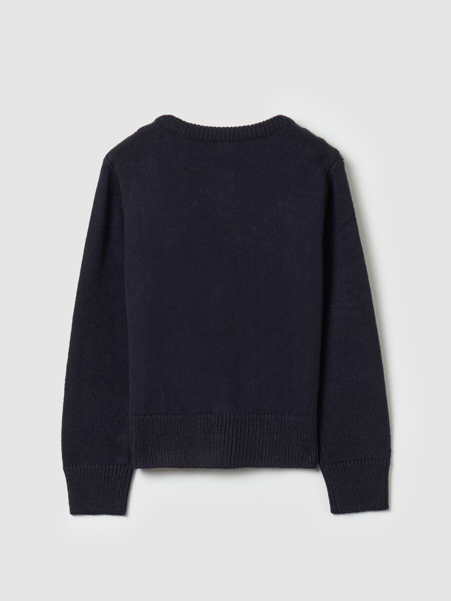 Cardigan with raised weave_1