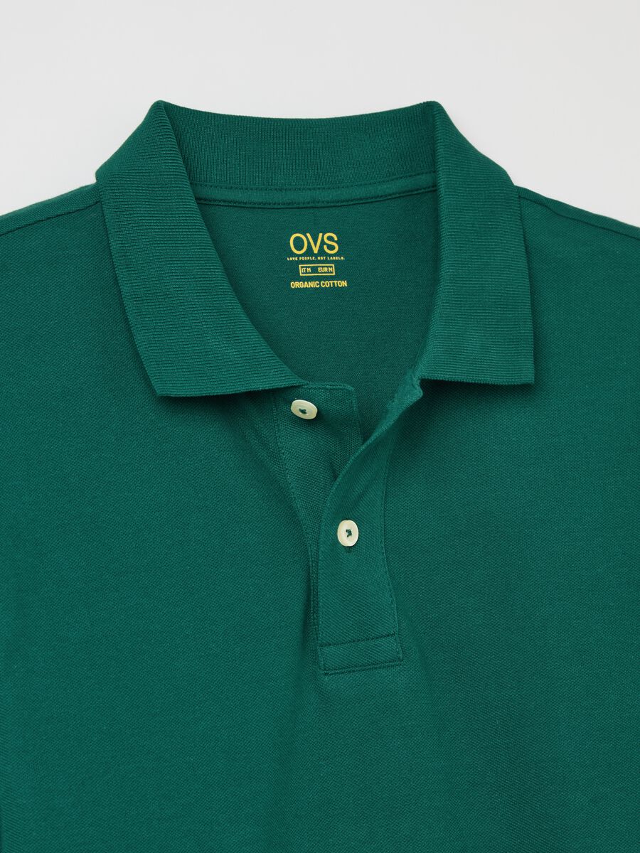 Long-sleeved polo shirt in organic cotton_5