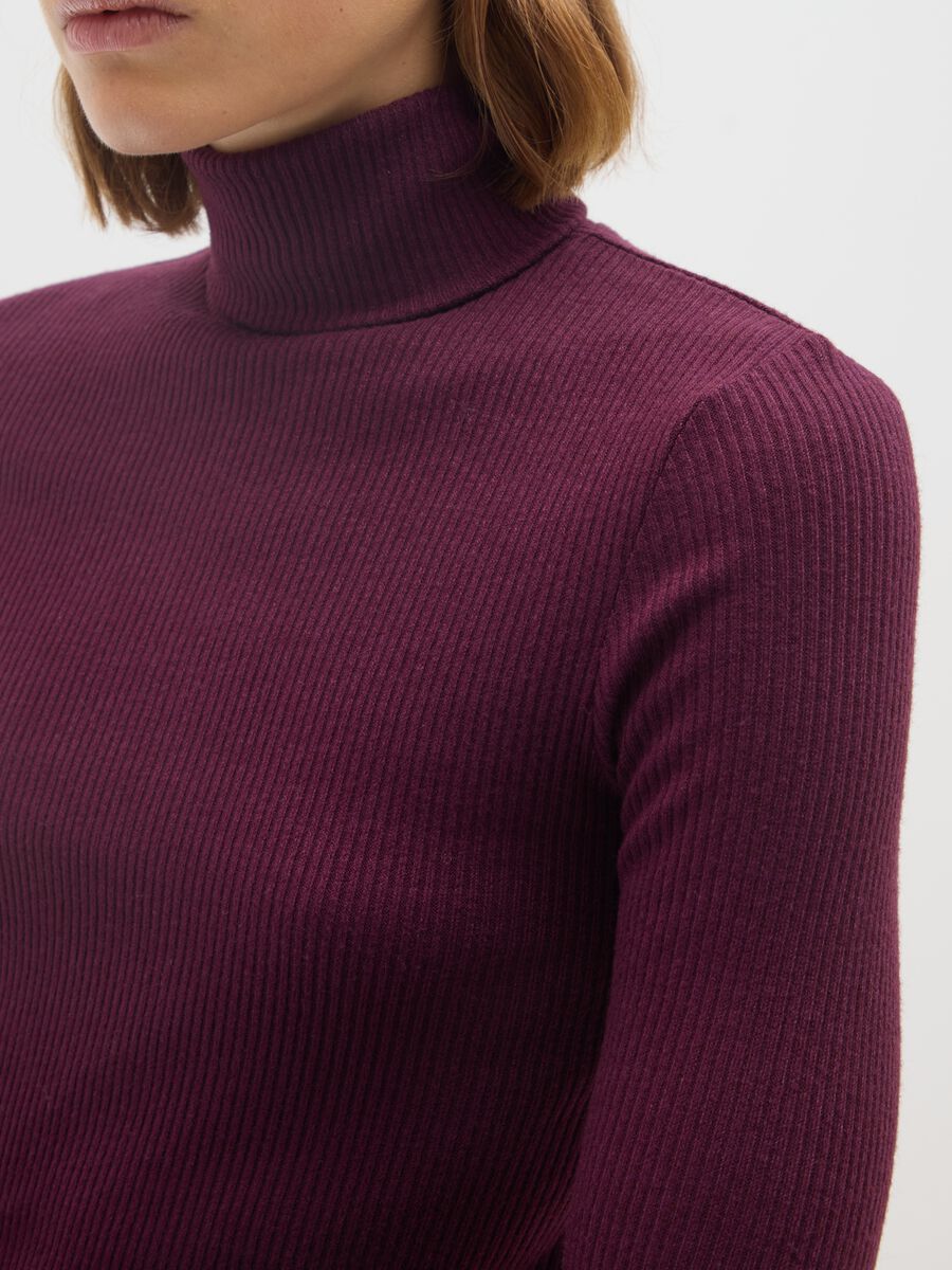 Purple Regular Fit Shirt_3