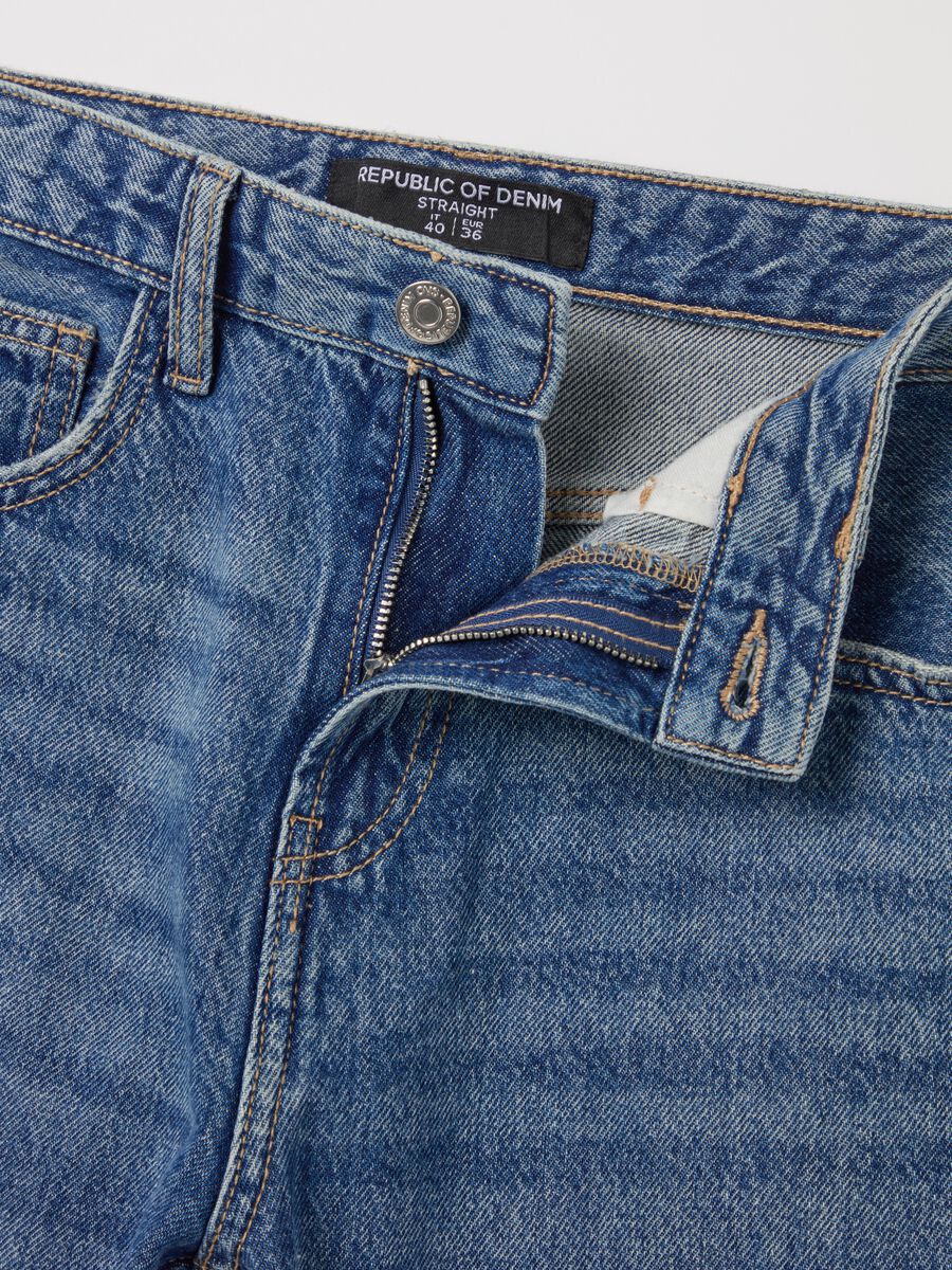 Five-pocket,straight-fit jeans_5