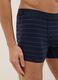 Pack of three blue stretch cotton boxers regular fit_3