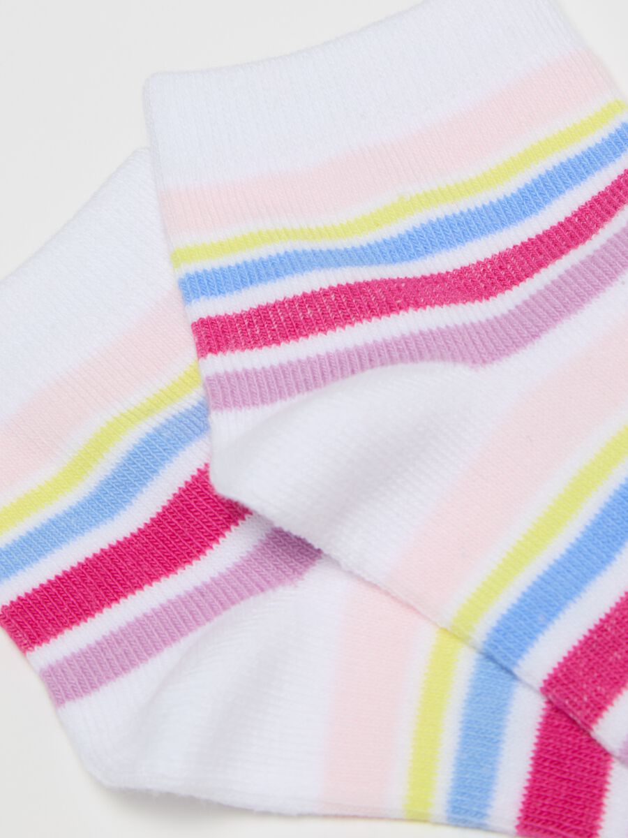 Five-pair pack stretch socks with stars design_1