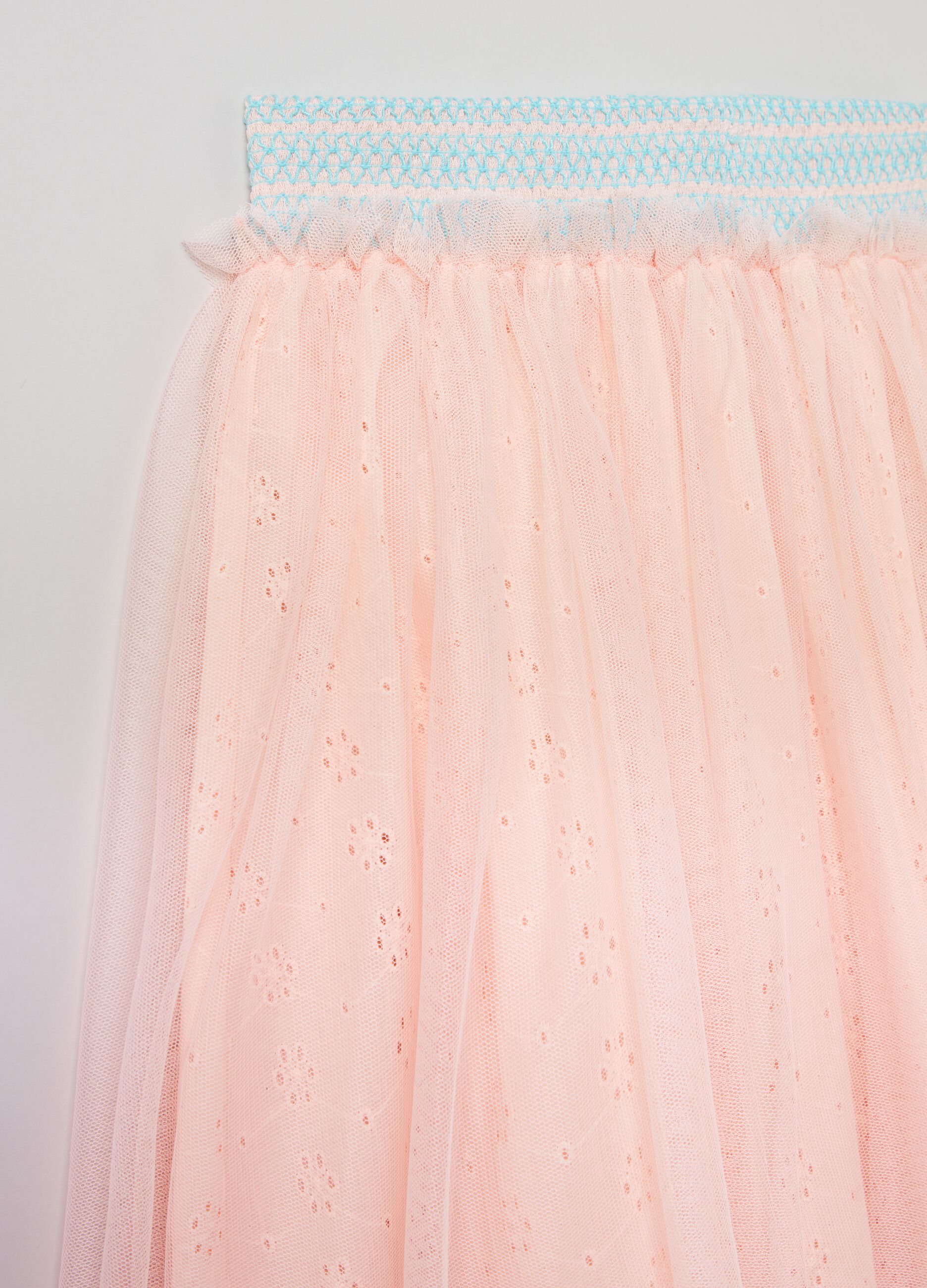 Gonna in sangallo con tulle_2