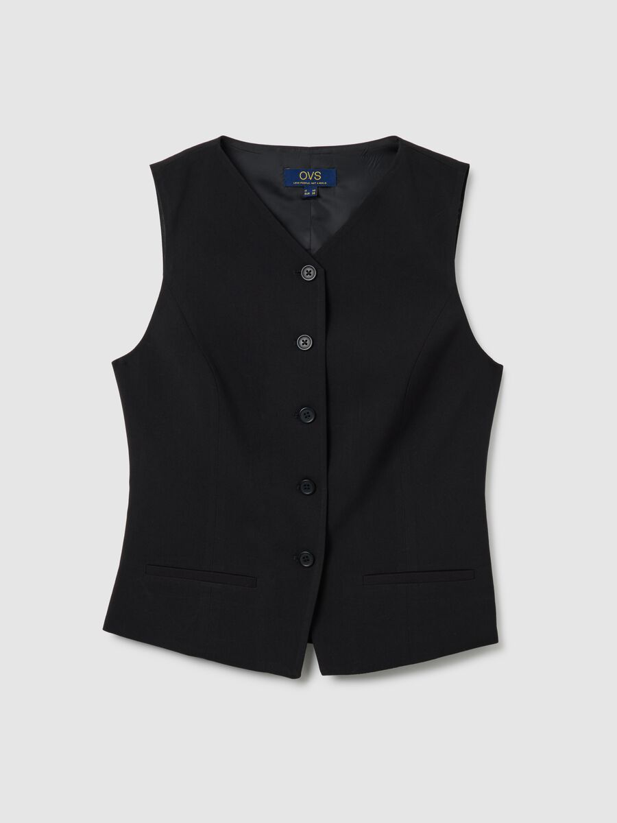 Black Blazer Regular Fit_4