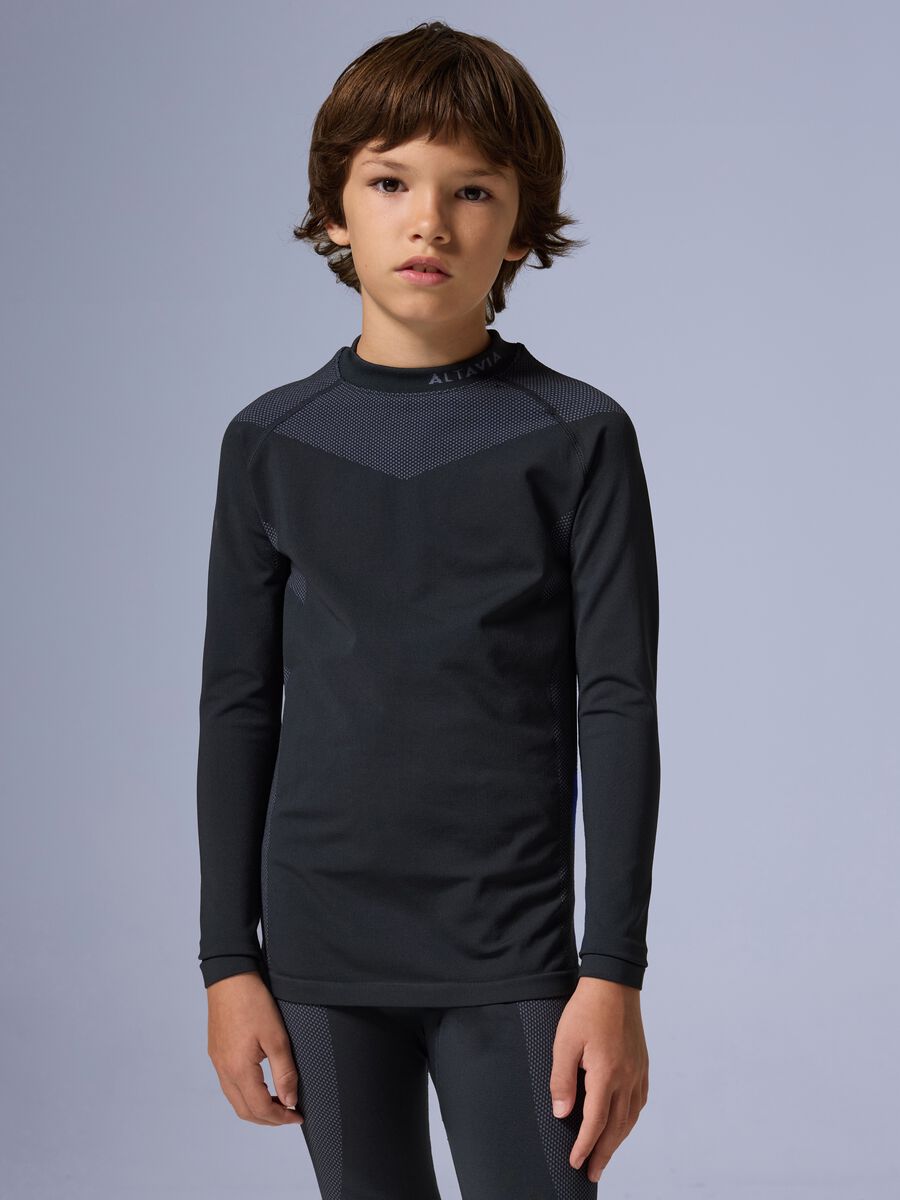 Seamless Long Sleeve Thermal T-shirt ALTAVIA WITH DEBORAH COMPAGNONI_0