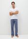 Pure Cotton Blue Regular Fit Pyjama Trousers_0