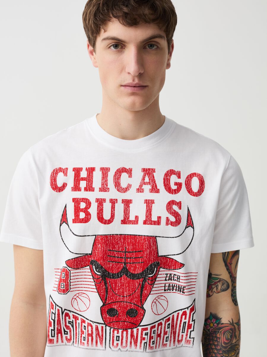 T-shirt with NBA Chicago Bulls print_2