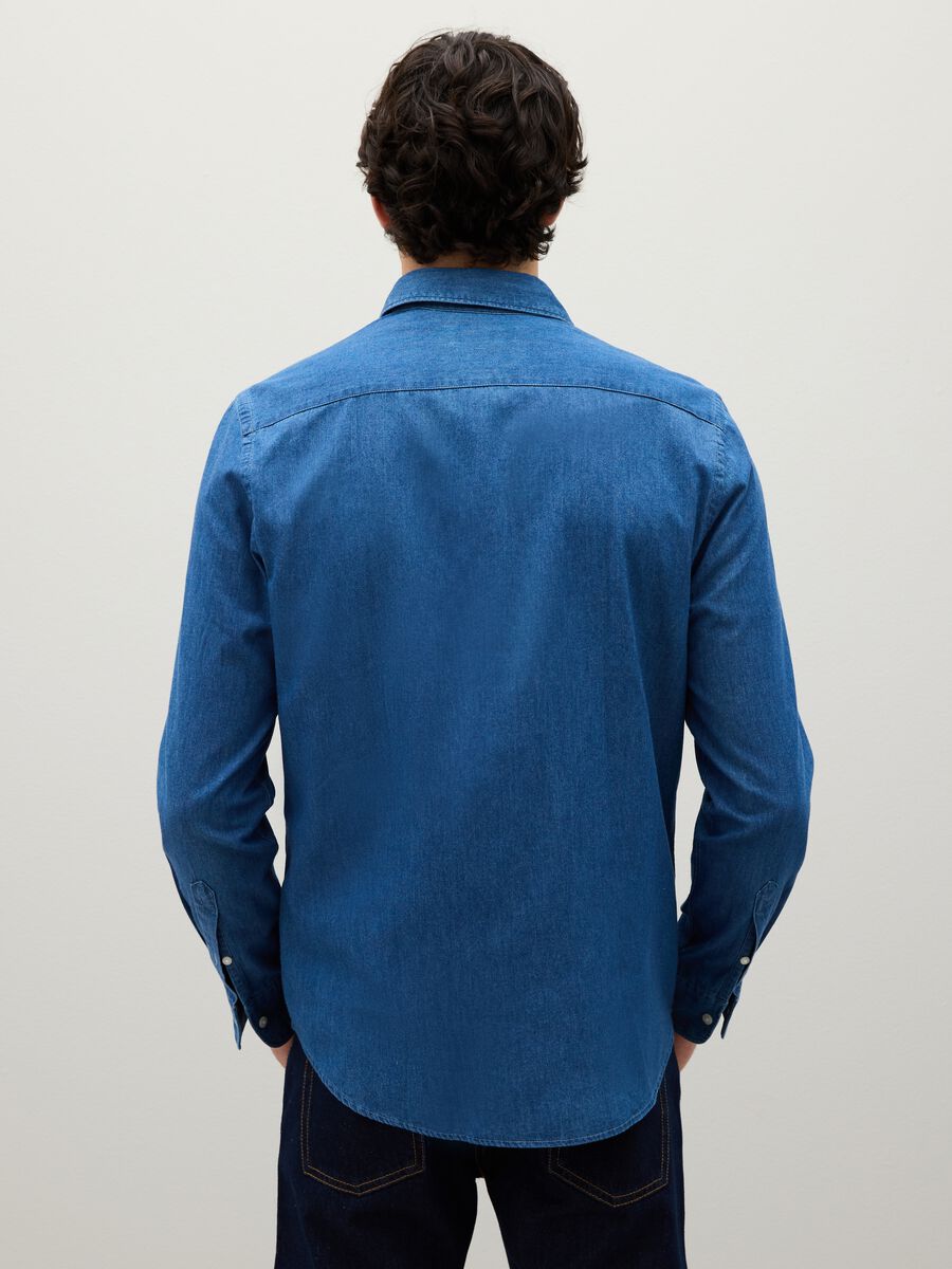 Regular-fit shirt in denim_2