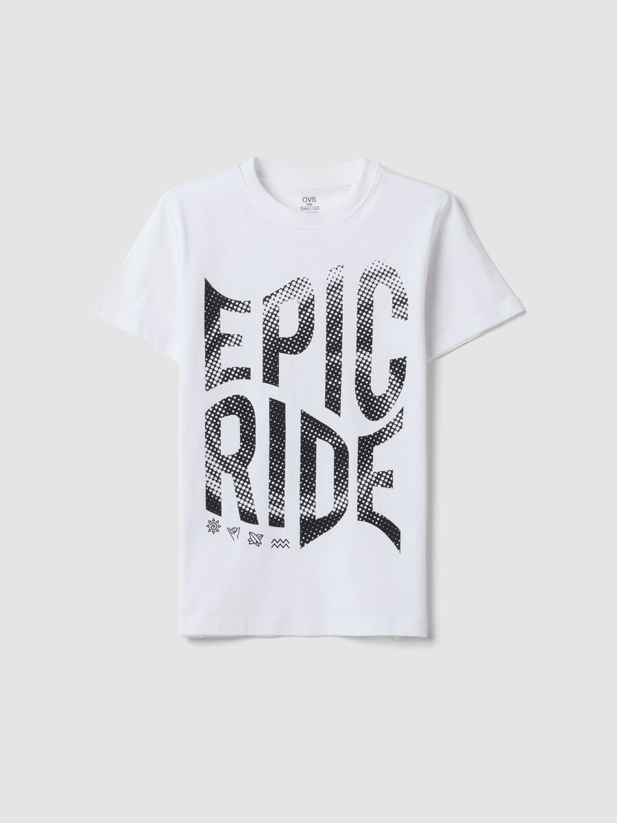 White short-sleeve organic cotton T-shirt_0