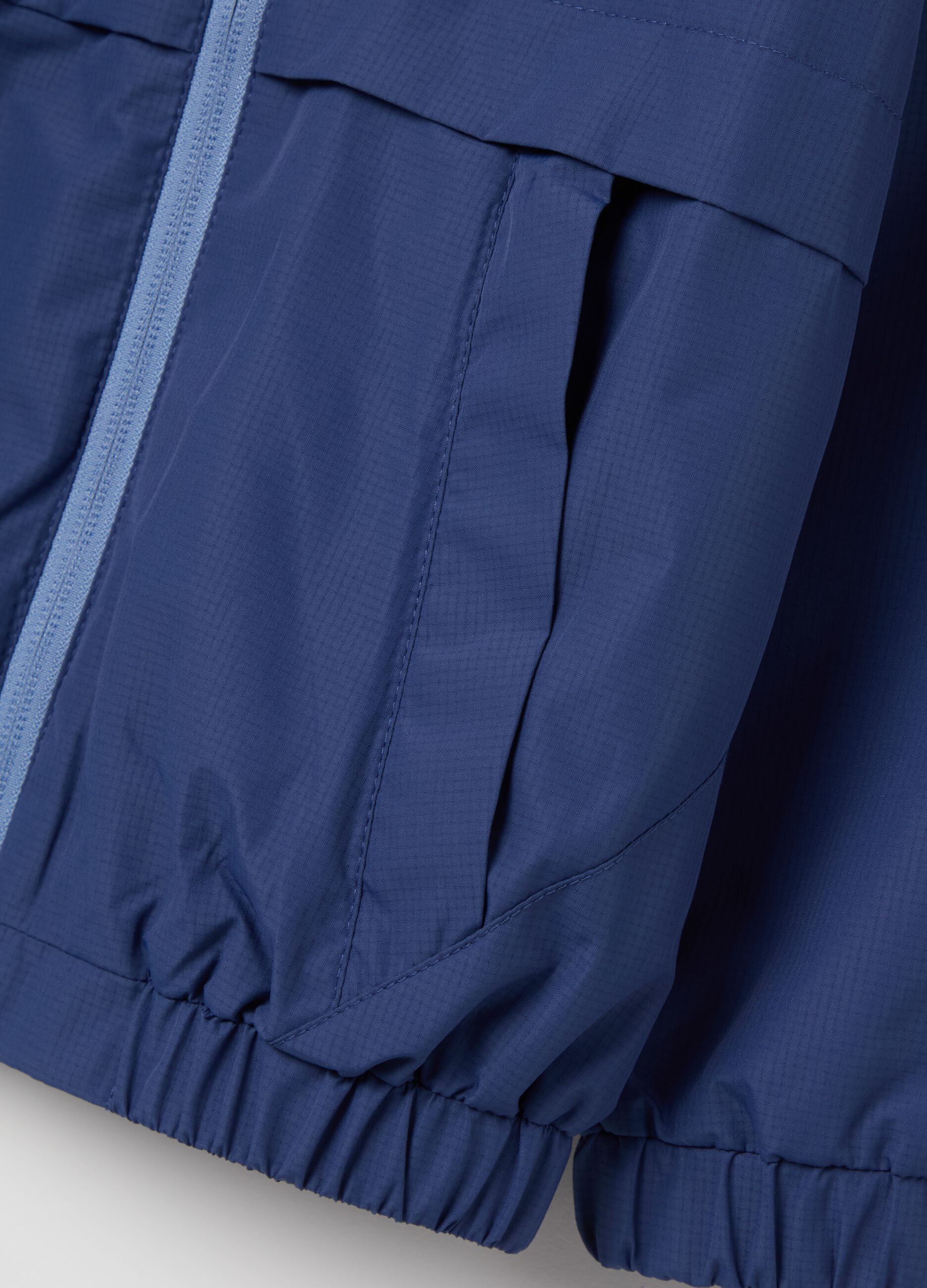 Waterproof jacket with hood