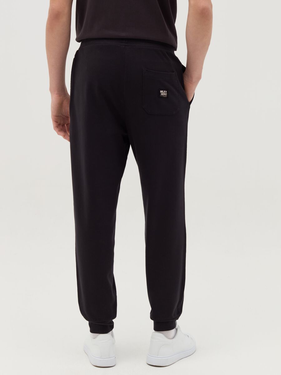 Fleece joggers with print_2