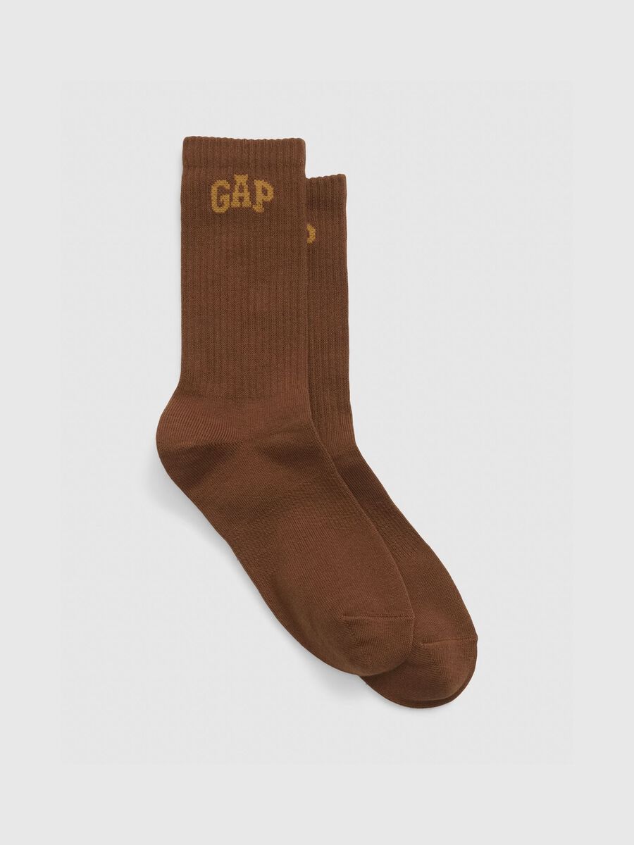 Calze corte con logo jacquard_0