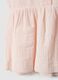 Baby girl's pink pure cotton dress, regular fit_2
