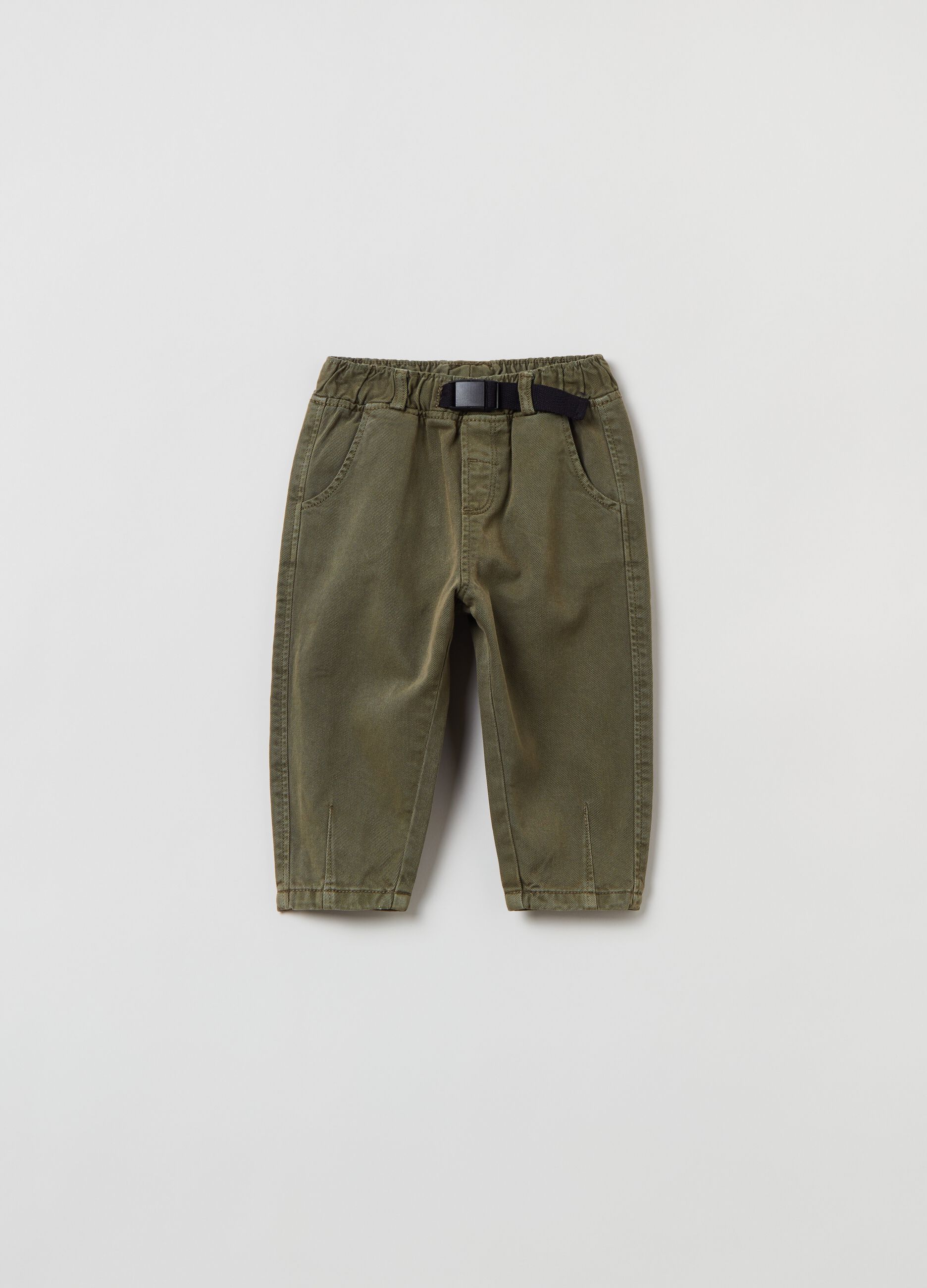 Pantaloni in cotone e Lyocell _0