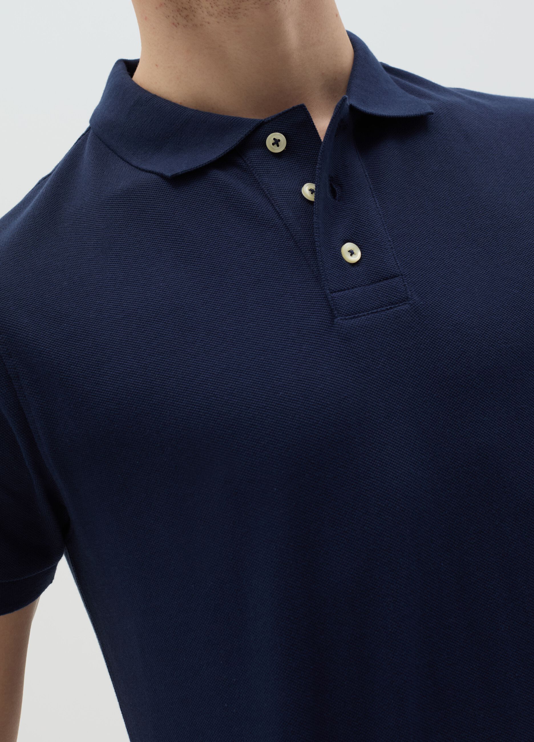 Polo in piquet di cotone bio 