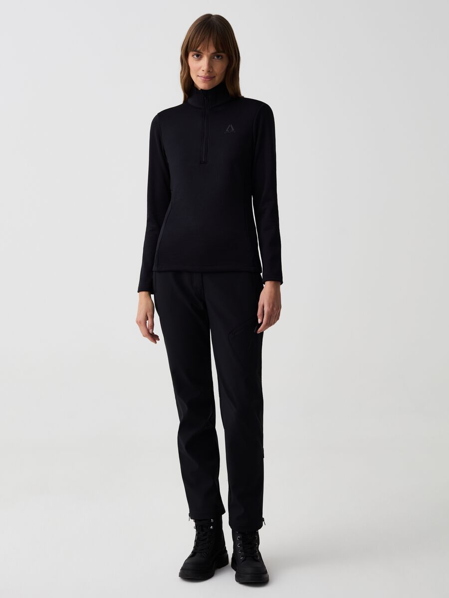 Dolcevita half-zip trama waffle Altavia by Deborah Compagnoni_1