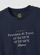 Blue pure cotton regular-fit T-shirt with front print_5