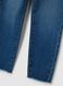 Girl's Blue Skinny Fit Denim Jeggings_2