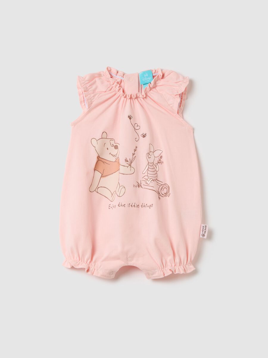 Pink bodysuit with Winnie the Pooh print_0