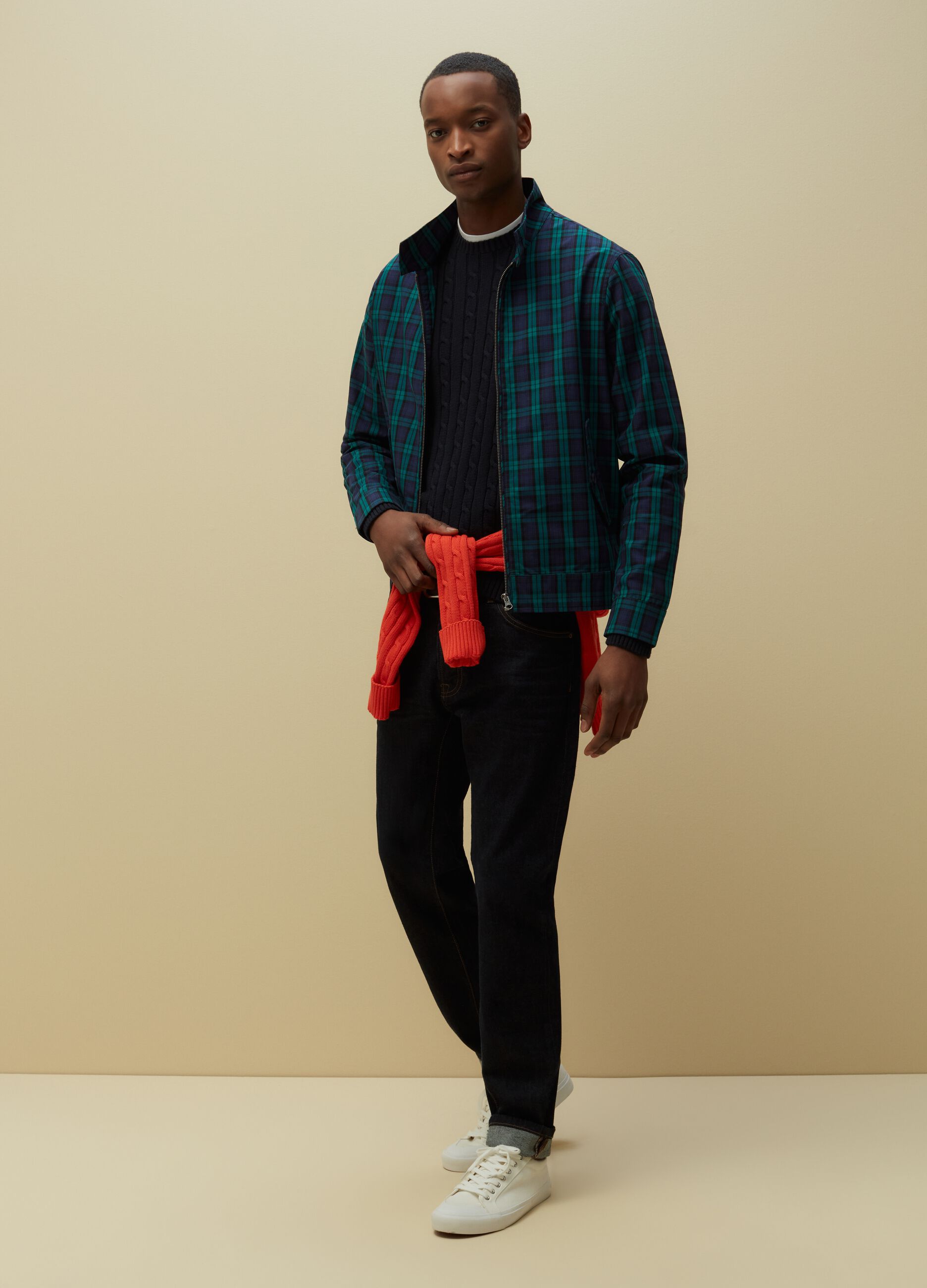 Bomber check a collo alto_1