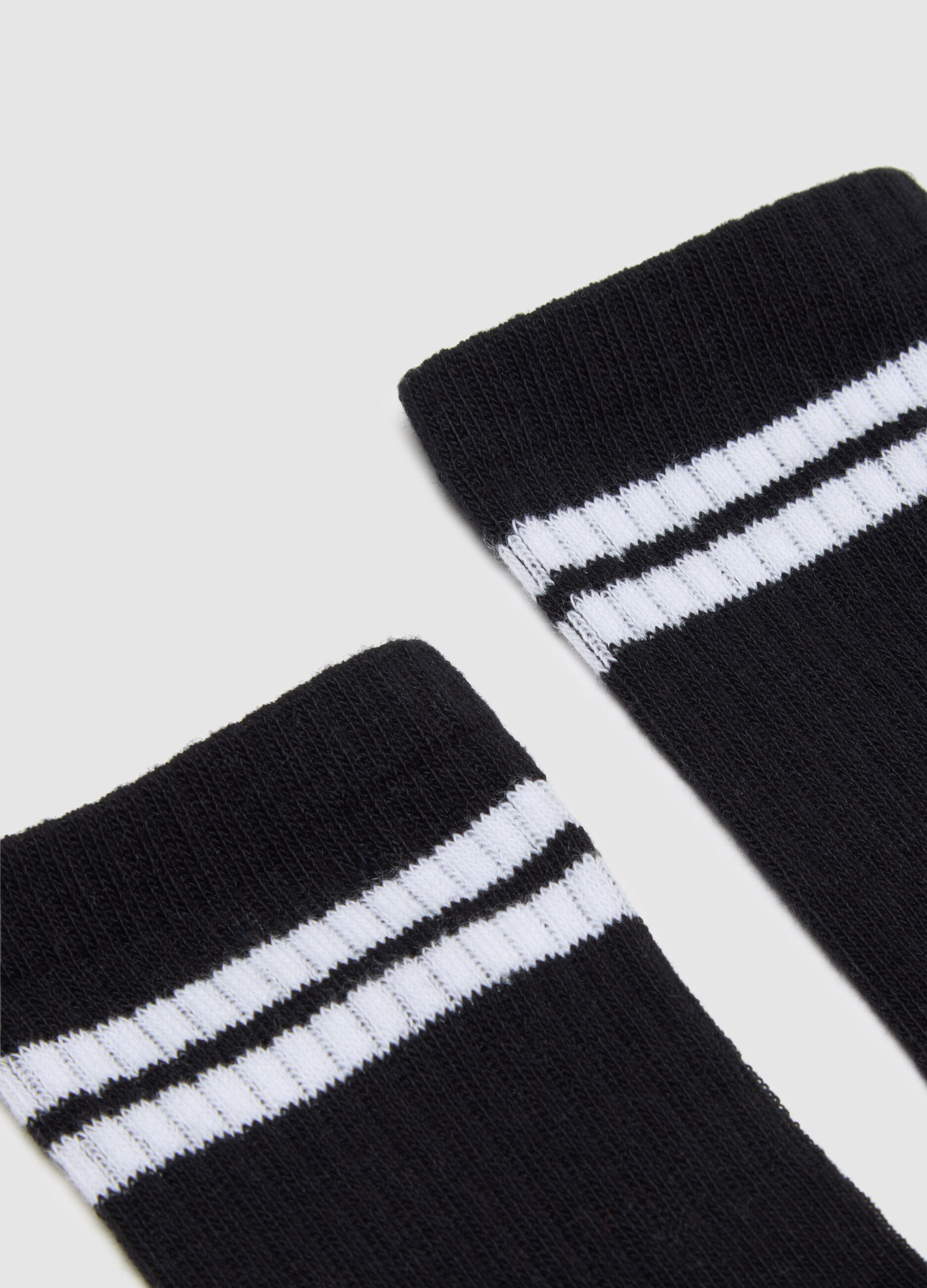 Girls' cotton multicolour sock tripack