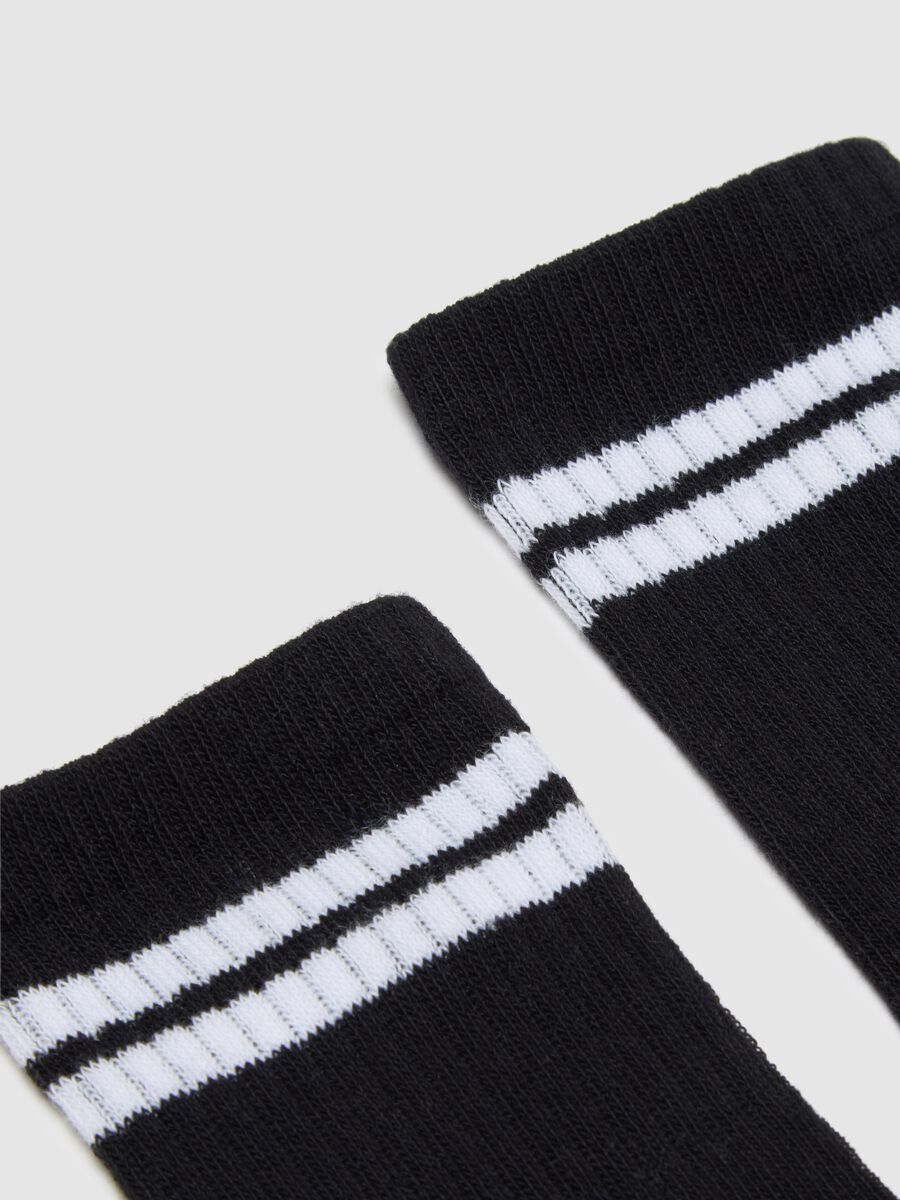 Girls' cotton multicolour sock tripack_1
