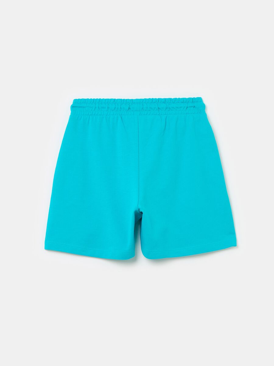 Shorts in French terry with drawstring_1