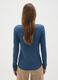 Long-sleeve blue maternity T-shirt with stretch fabric_3