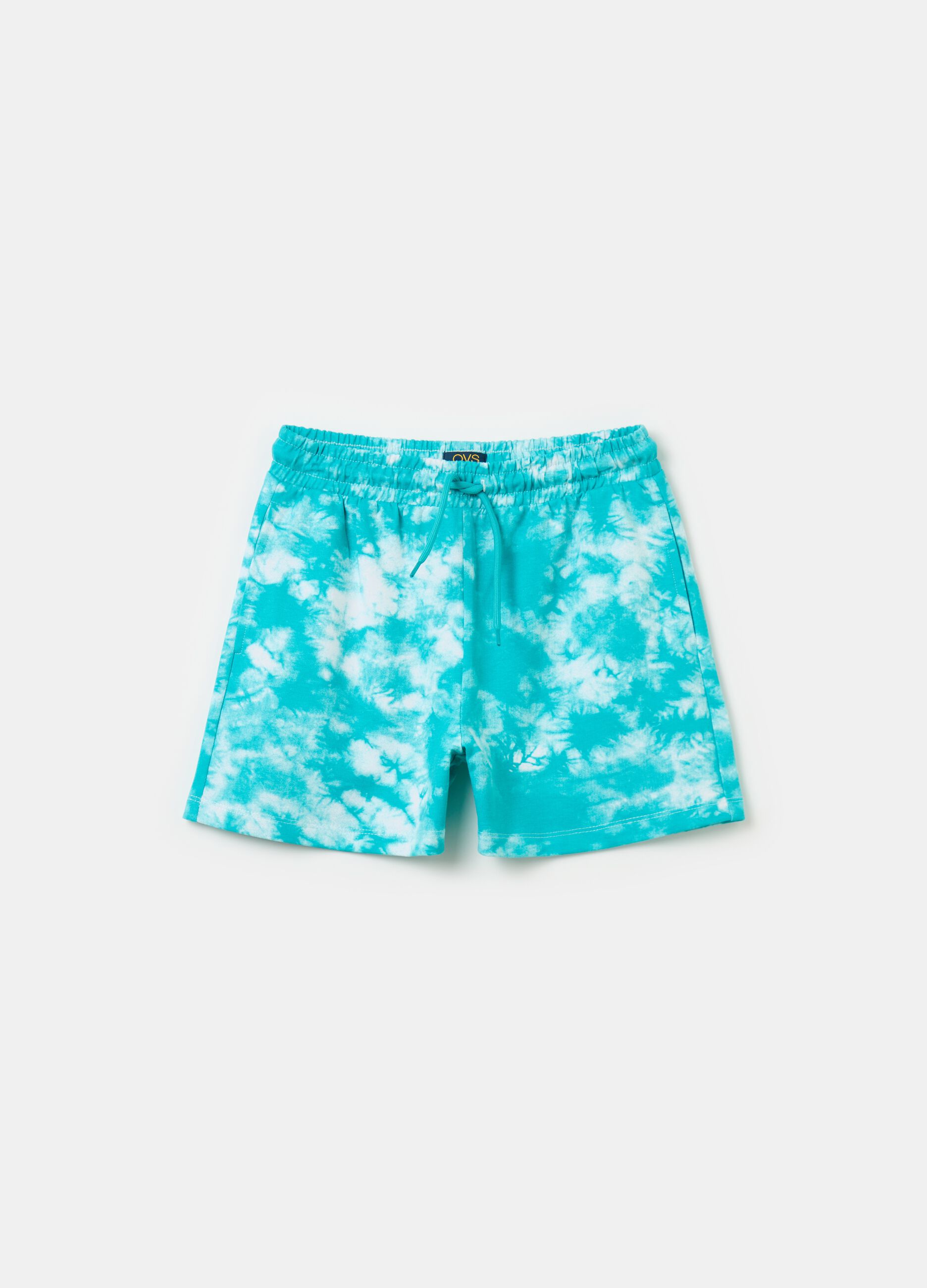 Shorts in French Terry Tie Dye