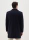 Blue Regular Fit Coat with Buttons_3