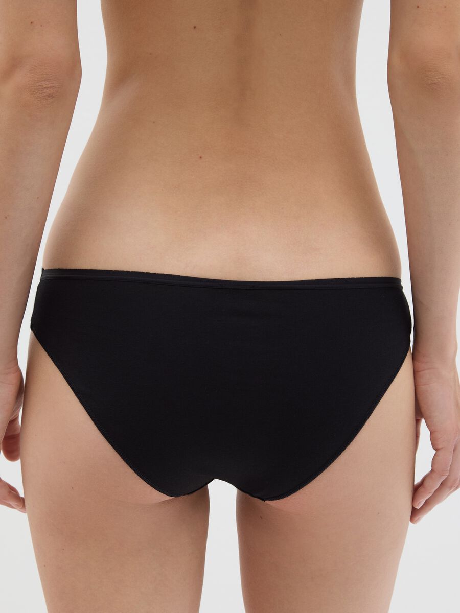 Five-pack briefs with micro polka dot pattern_4