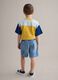 Pure cotton denim shorts, baggy fit_1