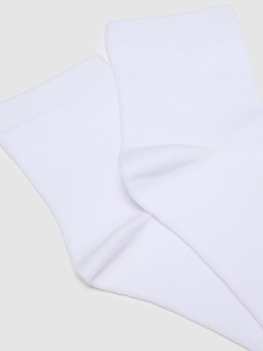 Set multipack calzini in misto cotone bianco elasticizzati_2