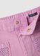 Girls' Pink Regular Fit Cotton Flare Trousers_3