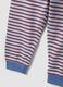Multicolour striped organic cotton pyjamas with embroidered lettering_3
