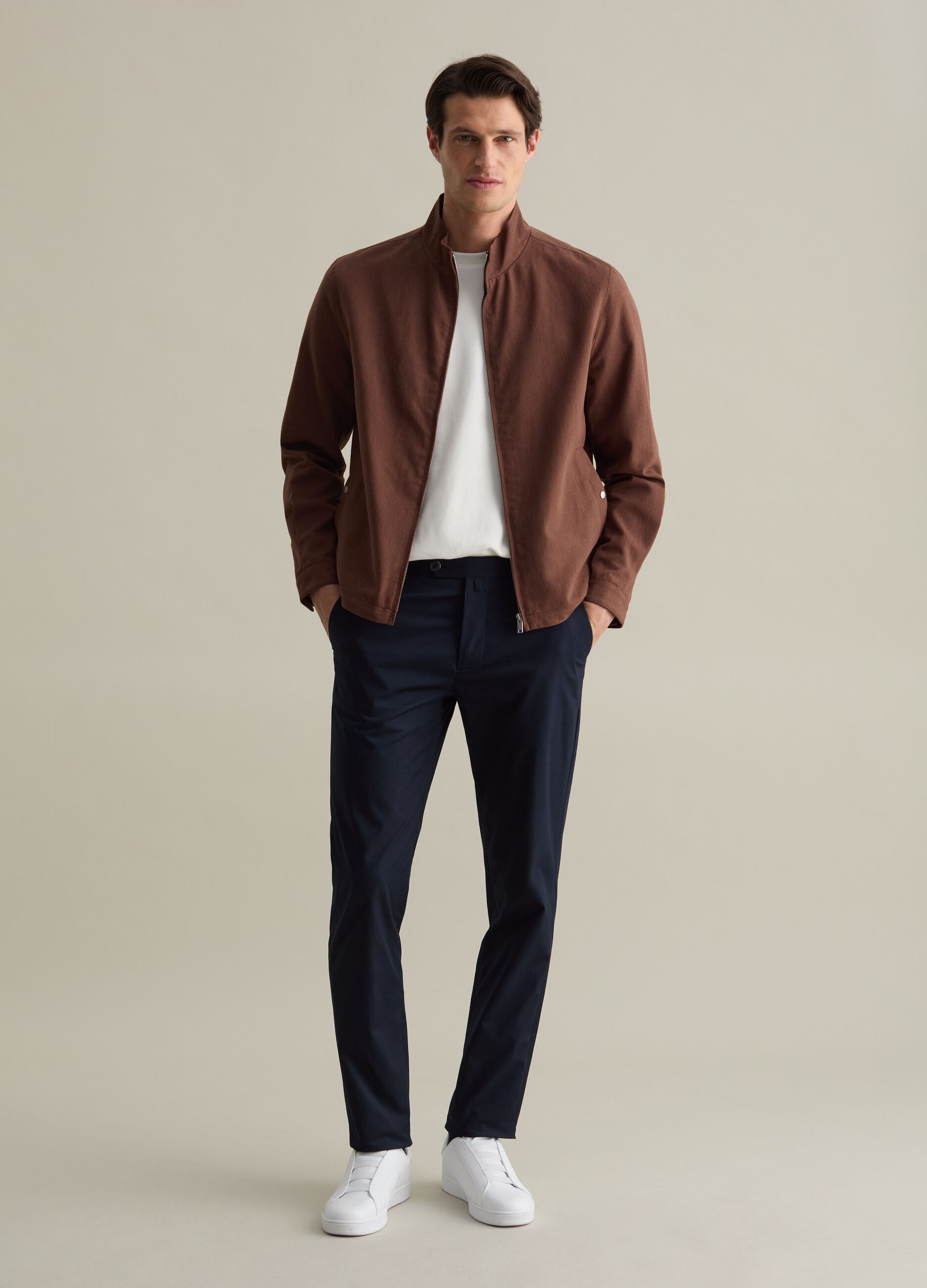 Pantalone chino in cotone stretch