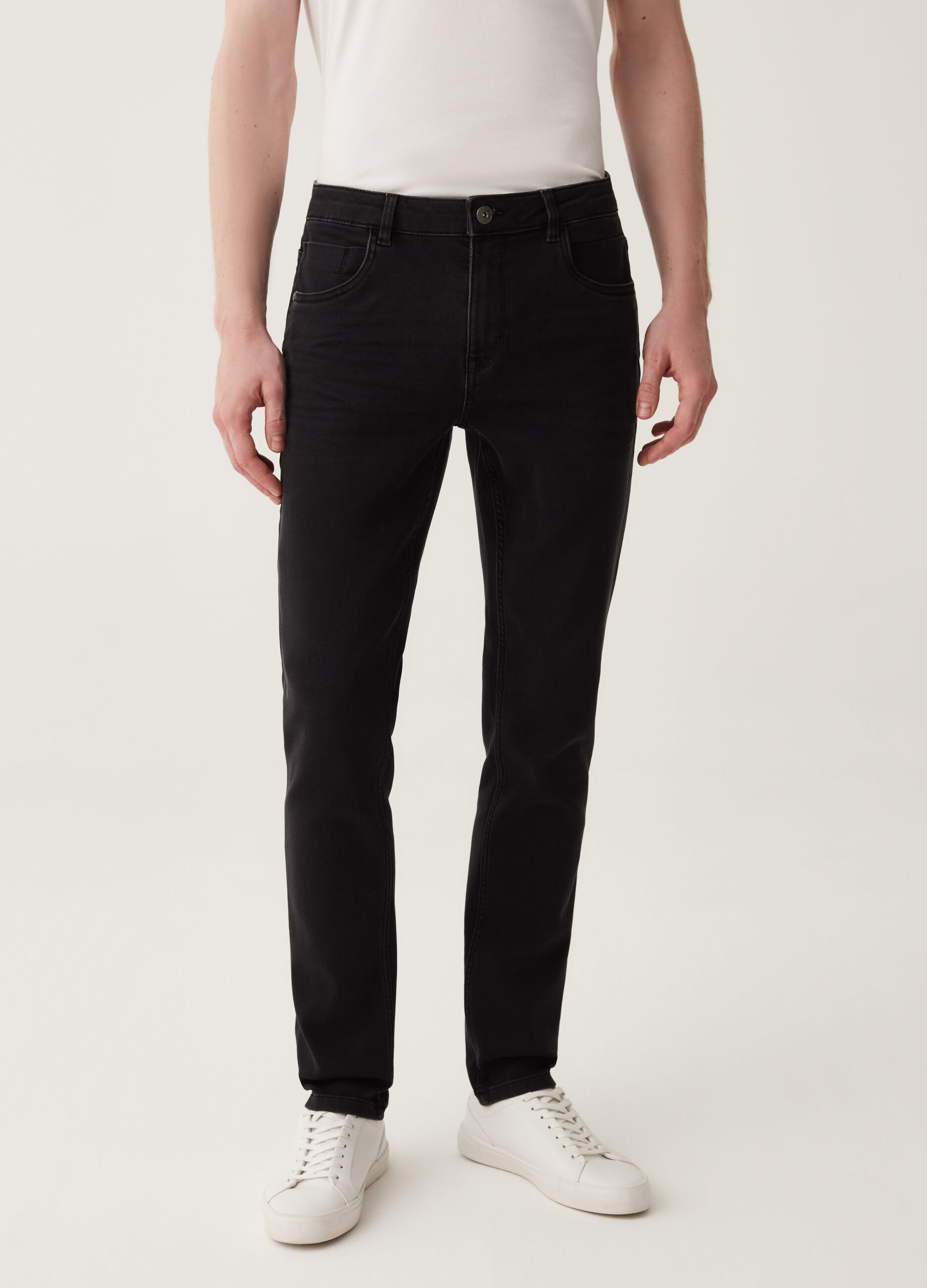 Jeans skinny fit cinque tasche_1