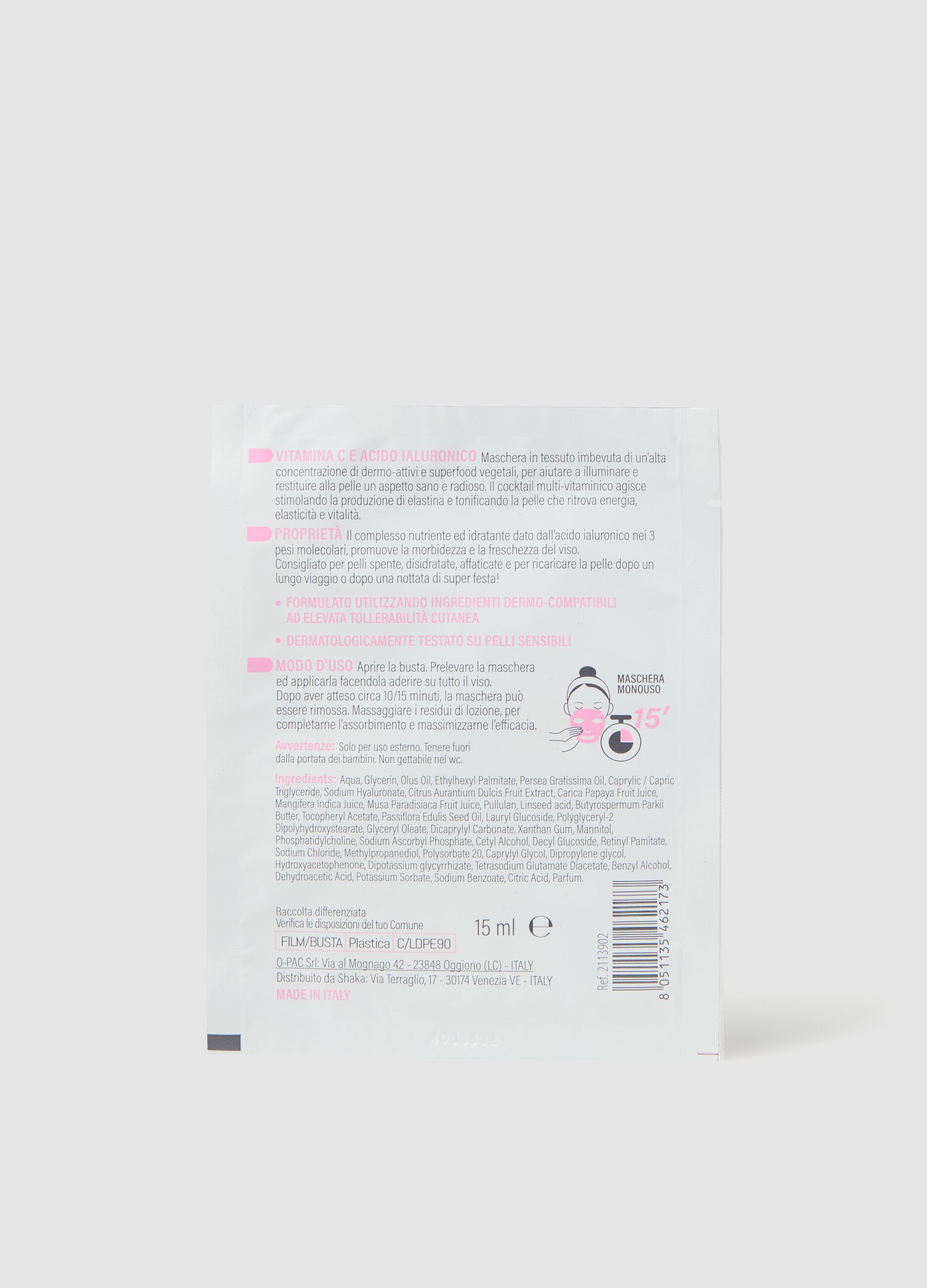 Glow fabric mask