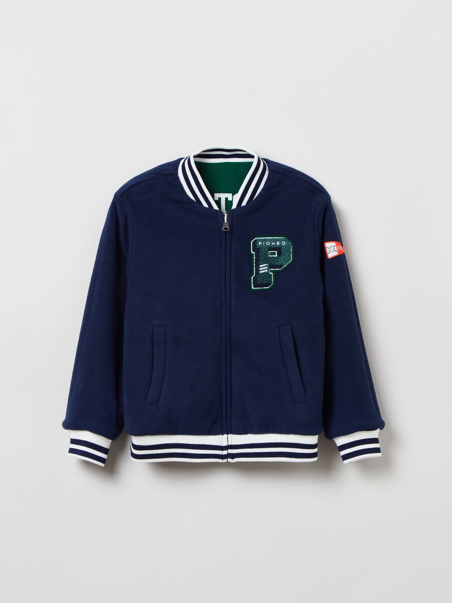 Giacca varsity reversibile con patch_3