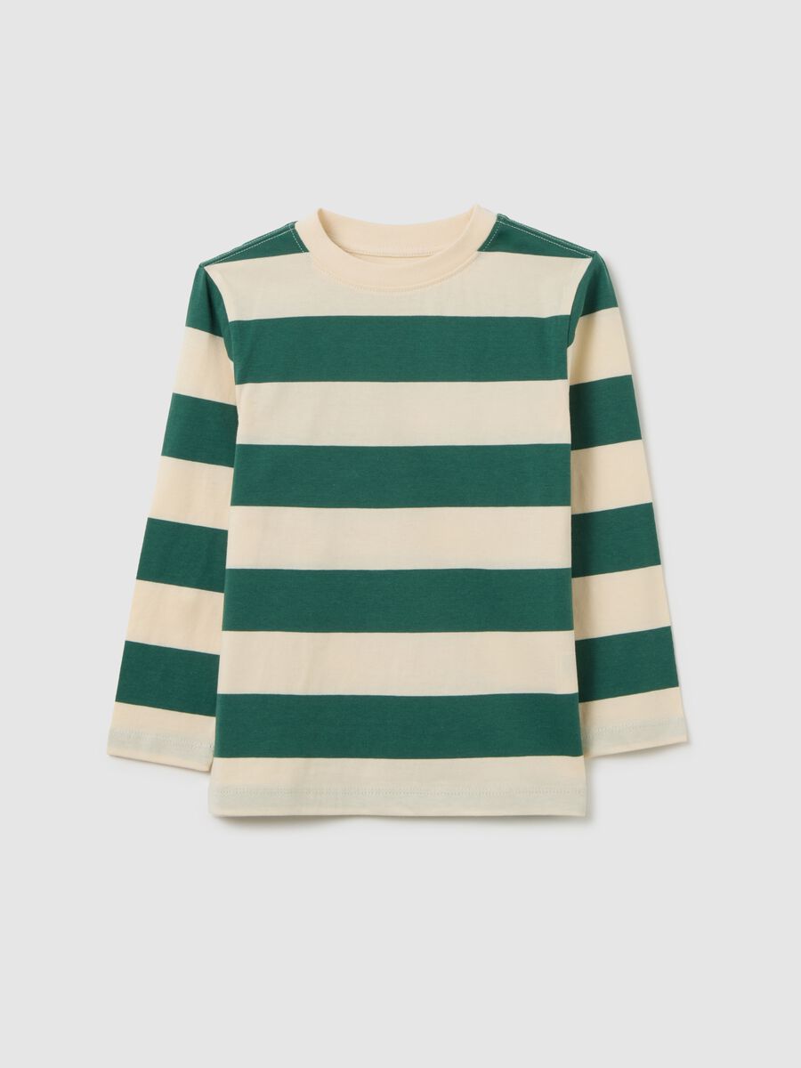 Kids' multicolour regular fit pure cotton T-shirt_0