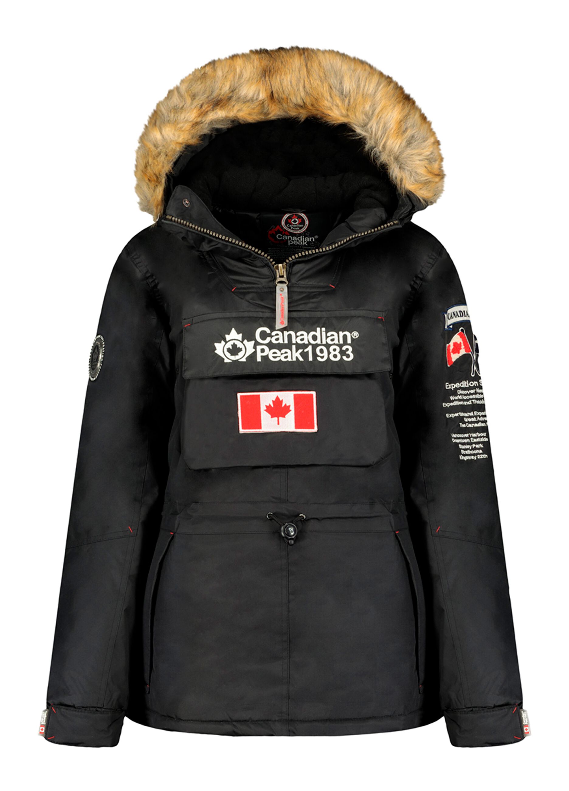 Canadian Peak padded parka with hood
